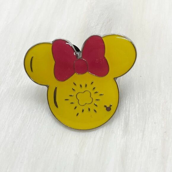 🔮‎ 5/$25 Disney Yellow And Pink Minnie Mouse Pin - Picture 1 of 3